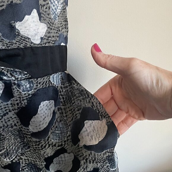 Anthropologie Leifsdottir Lynx-Dot Mini Dress - Size 6 - Picture 6 of 9